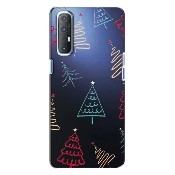 Чехол с принтом «Рождественские елки» для OPPO Reno 3 Чехол с принтом «Рождественские елки» для OPPO Reno 3