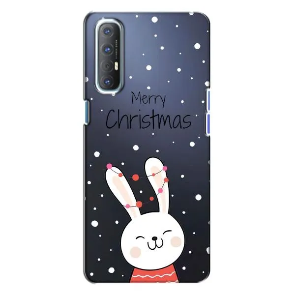 Чехол с принтом «Рождественский заяц» для OPPO Reno 3 Чехол с принтом «Рождественский заяц» для OPPO Reno 3