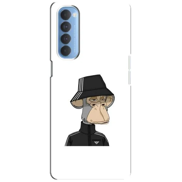 Чехол с принтом «обезьяна NFT Adidas» для OPPO Reno 4 Pro