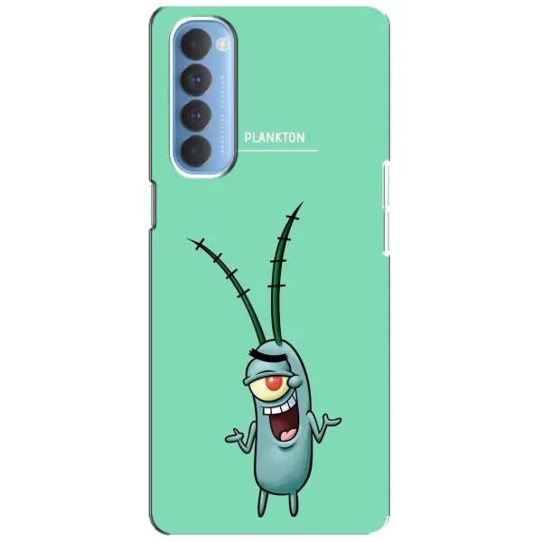 Чехол с принтом «Персонаж Планктон» для OPPO Reno 4 Pro Чехол с принтом «Персонаж Планктон» для OPPO Reno 4 Pro
