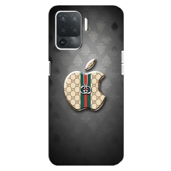 Чехол с принтом «Apple gucci» для OPPO Reno 5 Lite