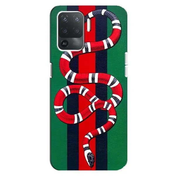 Чехол с принтом «Gucci змия» для OPPO Reno 5 Lite