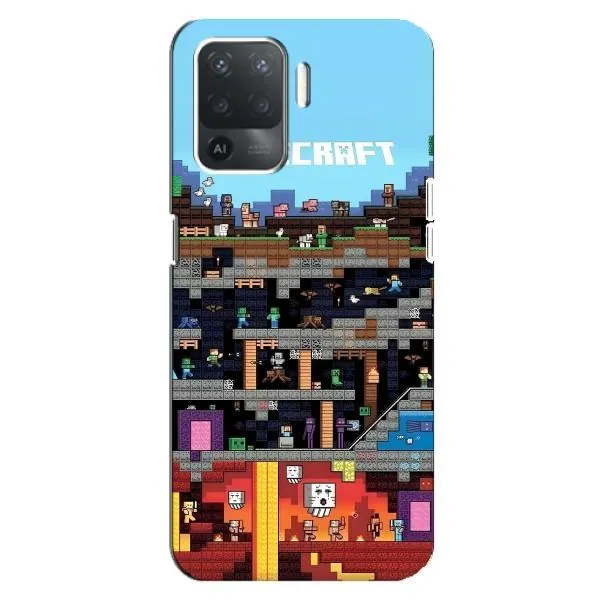Чохол з принтом «фон Minecraft» для OPPO Reno 5 Lite Чохол з принтом «фон Minecraft» для OPPO Reno 5 Lite