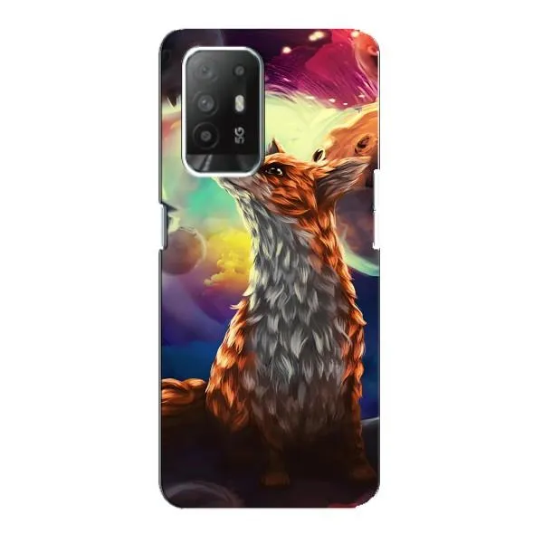 Чехол с принтом «Лисица в космосе» для OPPO Reno 5z Чехол с принтом «Лисица в космосе» для OPPO Reno 5z