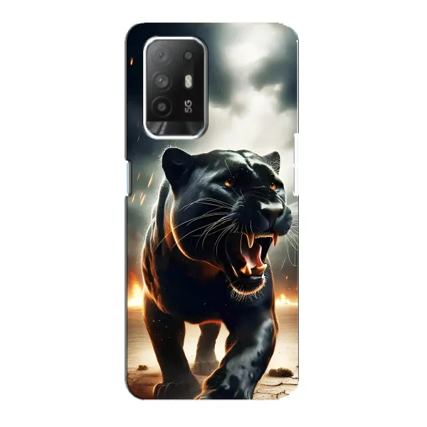 Чехол с принтом «Черная пантера» для OPPO Reno 5z