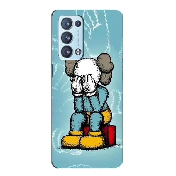 Чехол с принтом «Плач Bearbrick» для OPPO Reno6 Pro Plus 5G