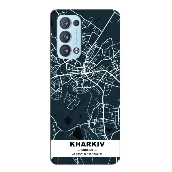 Чехол с принтом «Харьков» для OPPO Reno6 Pro Plus 5G