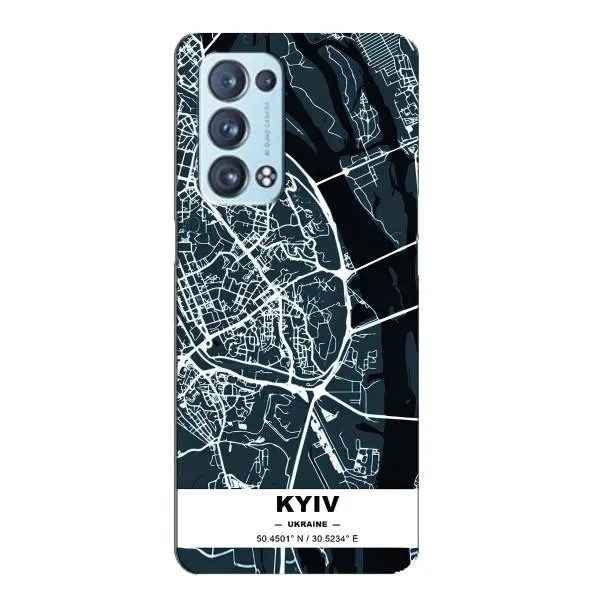 Чехол с принтом «Киев» для OPPO Reno6 Pro Plus 5G