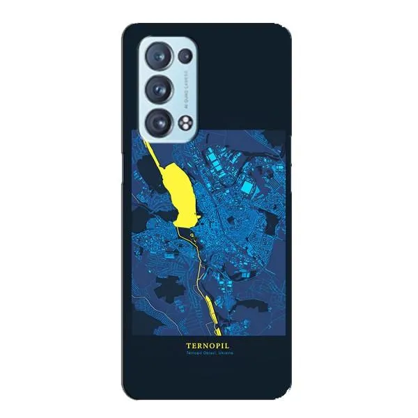 Чехол с принтом «Тернополь» для OPPO Reno6 Pro Plus 5G