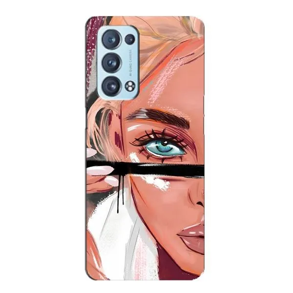 Чехол с принтом «Макияж» для OPPO Reno6 Pro Plus 5G