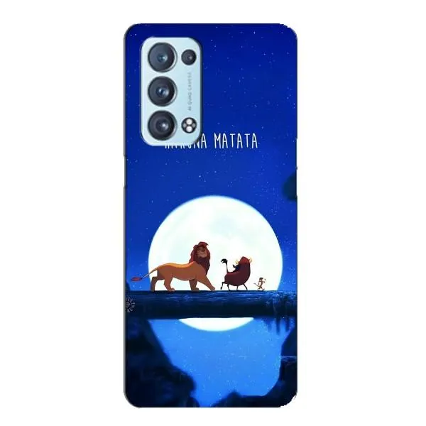 Чехол с принтом «Хакуна Матата» для OPPO Reno6 Pro Plus 5G