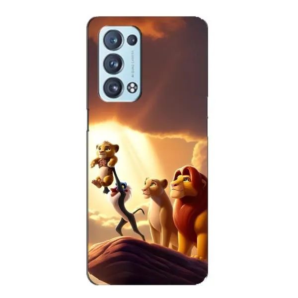 Чехол с принтом «Симба на презентации» для OPPO Reno6 Pro Plus 5G