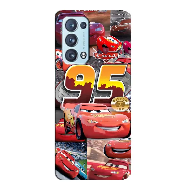 Чехол с принтом «Коллаж Молния Маквин» для OPPO Reno6 Pro Plus 5G