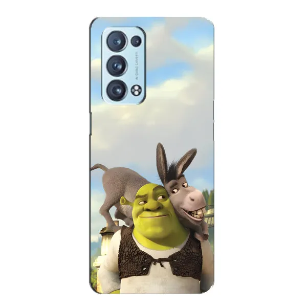 Чехол с принтом «Шрек и Осел» для OPPO Reno6 Pro Plus 5G Чехол с принтом «Шрек и Осел» для OPPO Reno6 Pro Plus 5G
