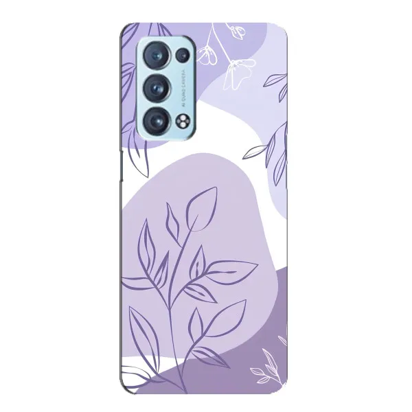 Чехол с принтом «Фиолетовые листья абстракция» для OPPO Reno6 Pro Plus 5G Чехол с принтом «Фиолетовые листья абстракция» для OPPO Reno6 Pro Plus 5G