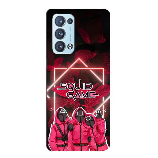Чехол с принтом «Охранники Игра кальмара» для OPPO Reno6 Pro Plus 5G