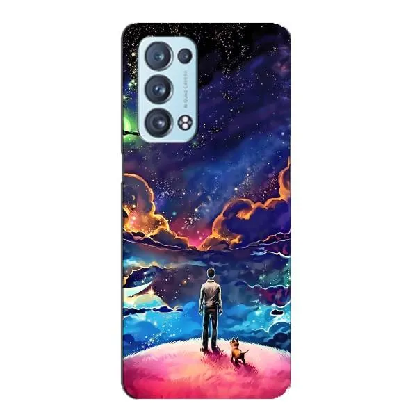 Чехол с принтом «Галактический вид» для OPPO Reno6 Pro Plus 5G