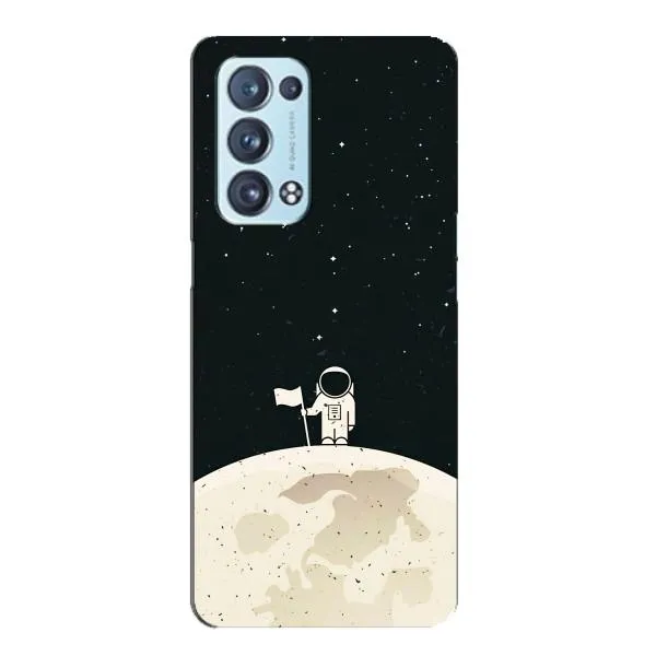 Чехол с принтом «На луне» для OPPO Reno6 Pro Plus 5G