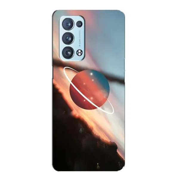 Чехол с принтом «Сатурн» для OPPO Reno6 Pro Plus 5G