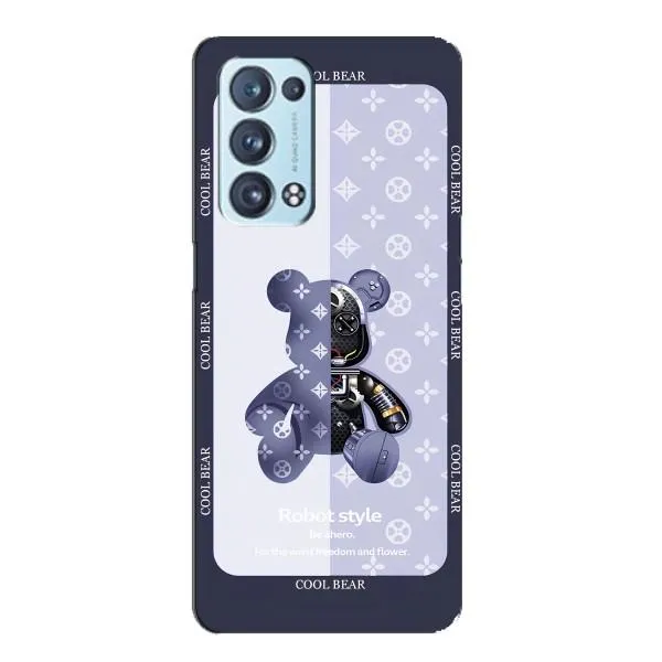 Чохол з принтом «Медведик LV» для OPPO Reno6 Pro Plus 5G Чохол з принтом «Медведик LV» для OPPO Reno6 Pro Plus 5G