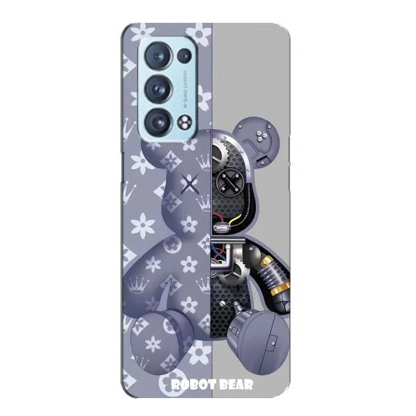 Чохол з принтом «Робот Медведик» для OPPO Reno6 Pro Plus 5G Чохол з принтом «Робот Медведик» для OPPO Reno6 Pro Plus 5G