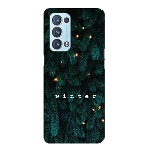 Чехол с принтом «Winter» для OPPO Reno6 Pro 5G