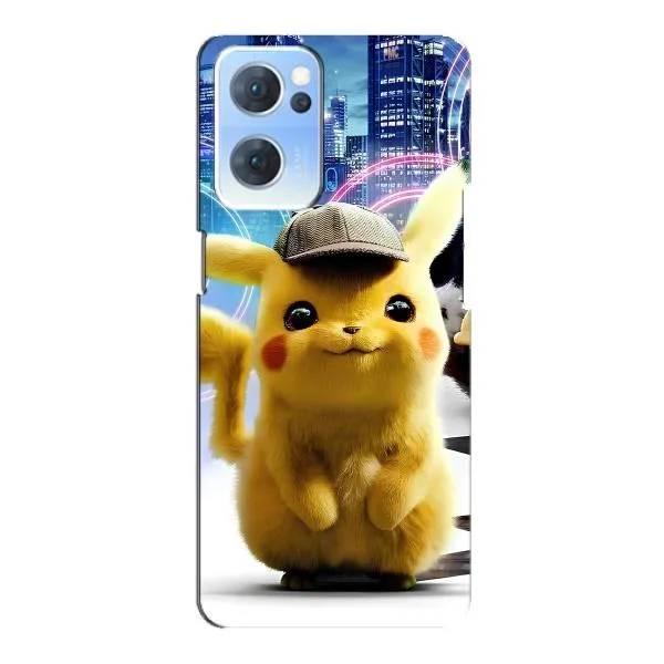 Чехол с принтом «Пикачу в городе» для OPPO Reno7 5G