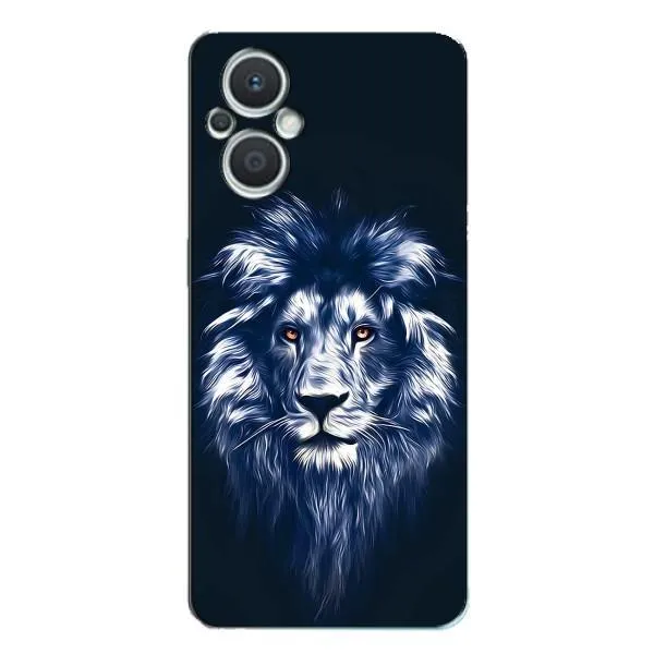 Чехол с принтом «Синий Лев» для OPPO Reno7 Lite (5G) Чехол с принтом «Синий Лев» для OPPO Reno7 Lite (5G)