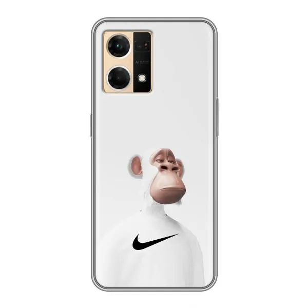 Чехол с принтом «обезьяна NFT Nike» для OPPO Reno7 Pro 5G Чехол с принтом «обезьяна NFT Nike» для OPPO Reno7 Pro 5G