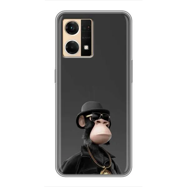 Чехол с принтом «Обезьяна NFT» для OPPO Reno7 Pro 5G Чехол с принтом «Обезьяна NFT» для OPPO Reno7 Pro 5G