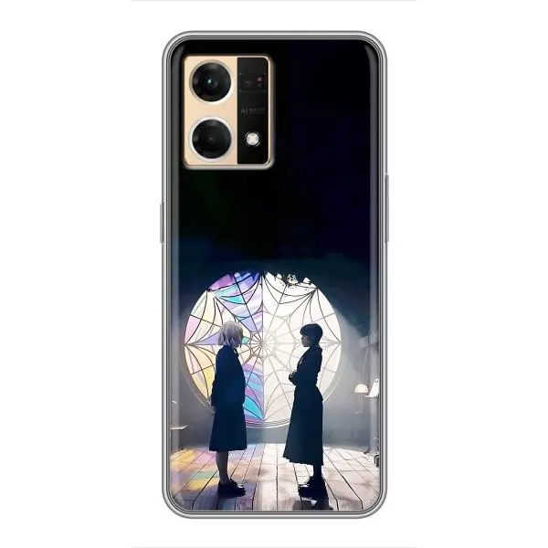 Чехол с принтом «Уэнздей и Инид» для OPPO Reno7 Pro 5G Чехол с принтом «Уэнздей и Инид» для OPPO Reno7 Pro 5G