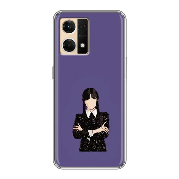 Чехол с принтом «Уэнздей в черном» для OPPO Reno7 Pro 5G Чехол с принтом «Уэнздей в черном» для OPPO Reno7 Pro 5G