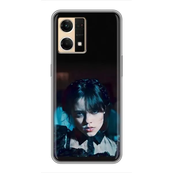 Чехол с принтом «взгляд Уэнздей» для OPPO Reno7 Pro 5G Чехол с принтом «взгляд Уэнздей» для OPPO Reno7 Pro 5G