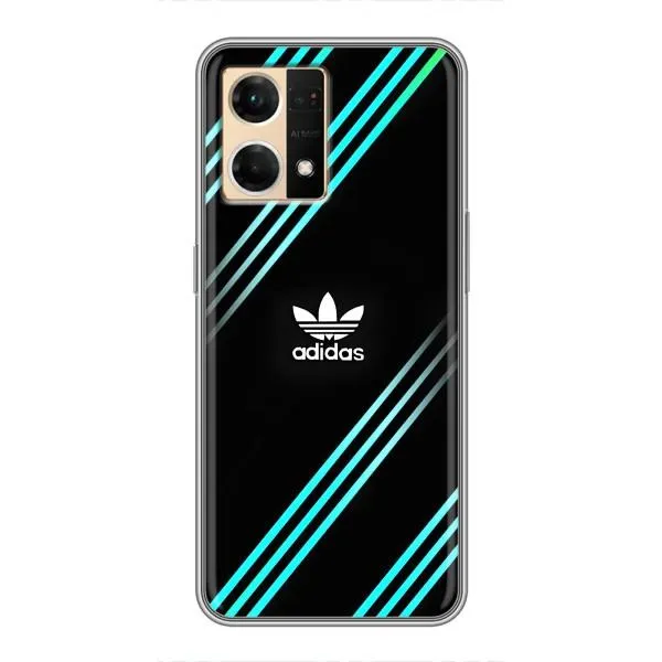 Чохол з принтом «Адідас з полосами» для OPPO Reno7 4G Чохол з принтом «Адідас з полосами» для OPPO Reno7 4G