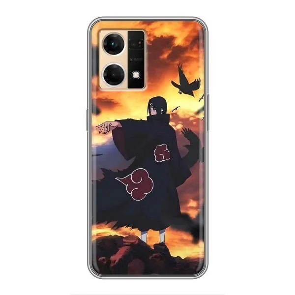 Чехол с принтом «Итачи с воронами» для OPPO Reno7 4G