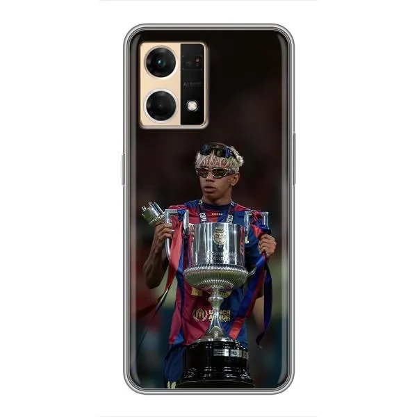 Чехол с принтом «Ямаль с кубком» для OPPO Reno7 4G Чехол с принтом «Ямаль с кубком» для OPPO Reno7 4G