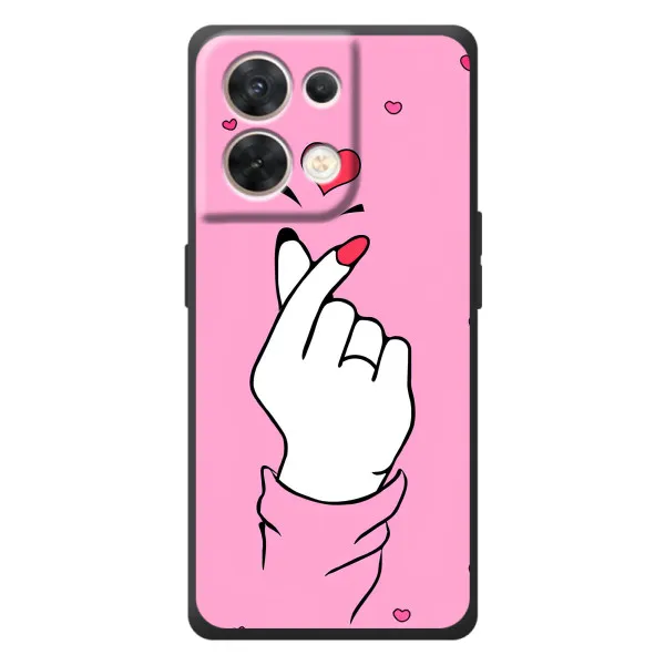 Чехол с принтом «Знак Love» для OPPO Reno 8 5G Чехол с принтом «Знак Love» для OPPO Reno 8 5G