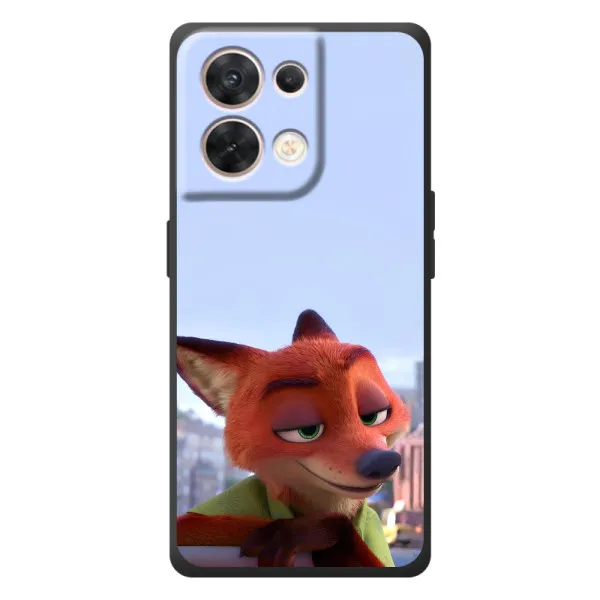 Чехол с принтом «Лис Ник» для OPPO Reno 8 5G Чехол с принтом «Лис Ник» для OPPO Reno 8 5G
