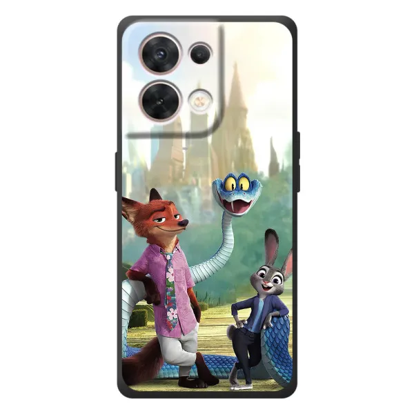 Чехол с принтом «Герои мультфильма Зверополис» для OPPO Reno 8 5G Чехол с принтом «Герои мультфильма Зверополис» для OPPO Reno 8 5G