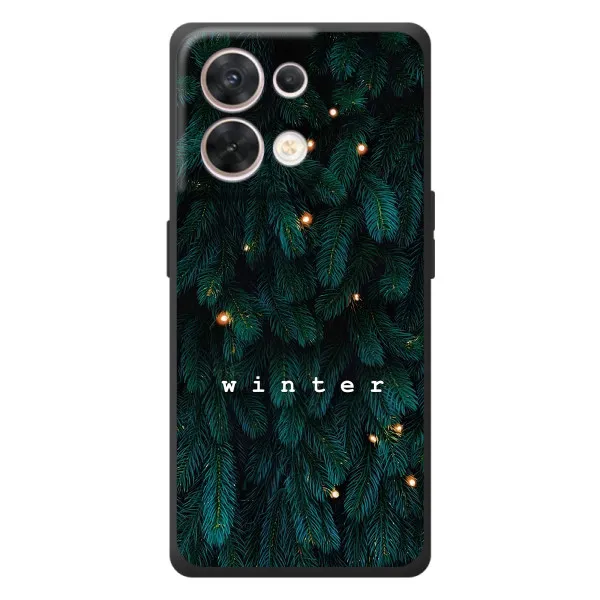 Чехол с принтом «Winter» для OPPO Reno 8 5G