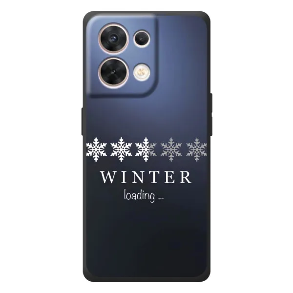 Чехол с принтом «Winter loading» для OPPO Reno 8 5G