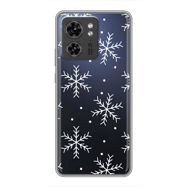 Чехол с принтом «Белые снежинки» для OPPO Reno 8 Pro 5G Чехол с принтом «Белые снежинки» для OPPO Reno 8 Pro 5G