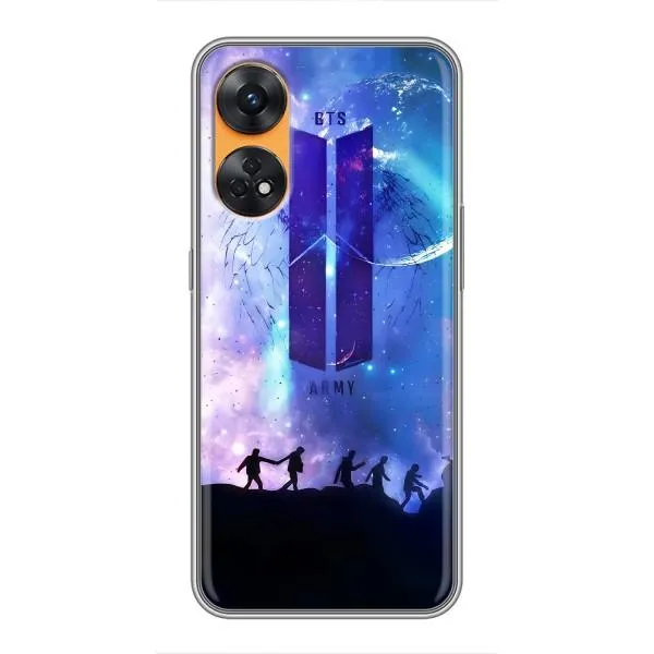 Чохол з принтом «Army BTS» для OPPO Reno 8T Чохол з принтом «Army BTS» для OPPO Reno 8T
