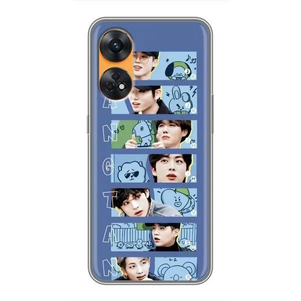 Чохол з принтом «Bangtan» для OPPO Reno 8T Чохол з принтом «Bangtan» для OPPO Reno 8T