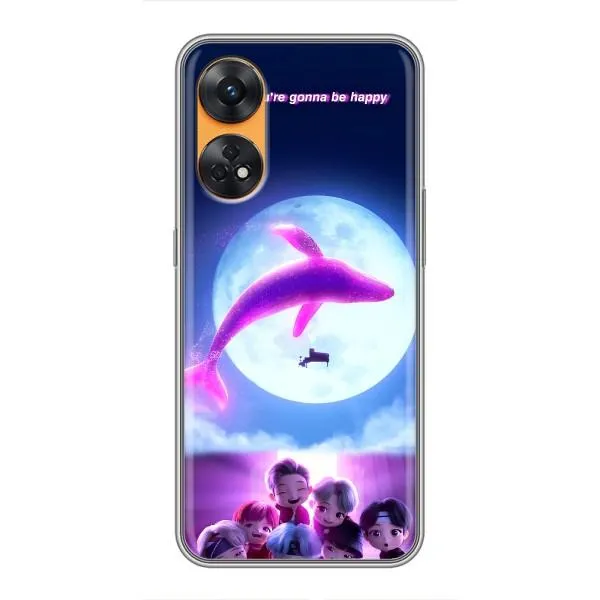 Чохол з принтом «КИТ BTS» для OPPO Reno 8T Чохол з принтом «КИТ BTS» для OPPO Reno 8T