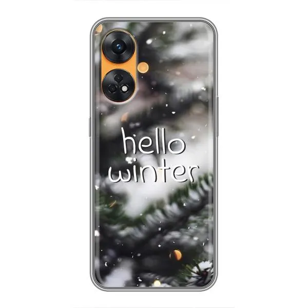 Чехол с принтом «Hello winter» для OPPO Reno 8T Чехол с принтом «Hello winter» для OPPO Reno 8T