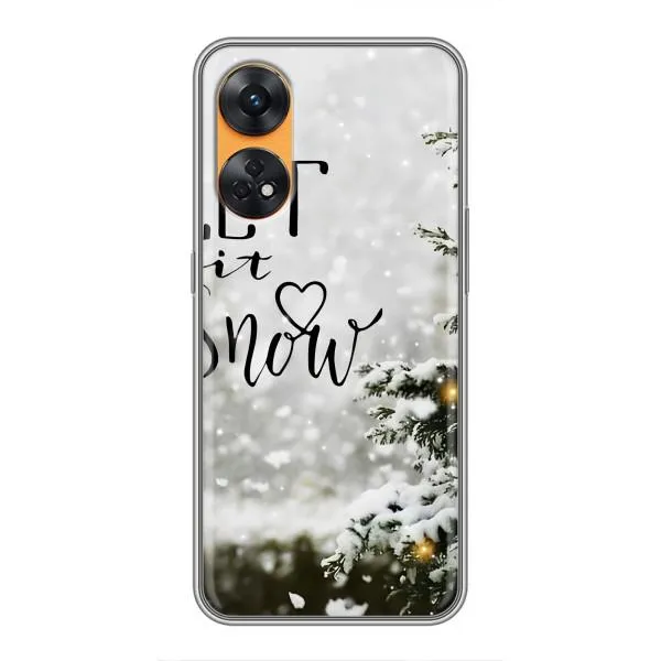 Чехол с принтом «Let it snow» для OPPO Reno 8T Чехол с принтом «Let it snow» для OPPO Reno 8T