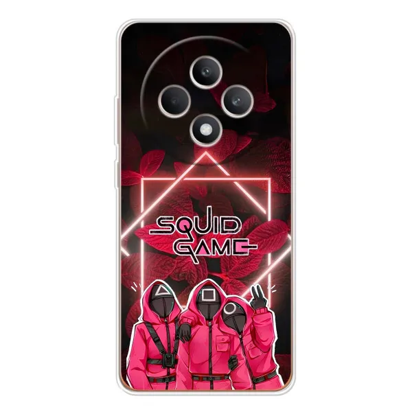 Чехол с принтом «Охранники Игра кальмара» для OPPO Reno12 F Чехол с принтом «Охранники Игра кальмара» для OPPO Reno12 F