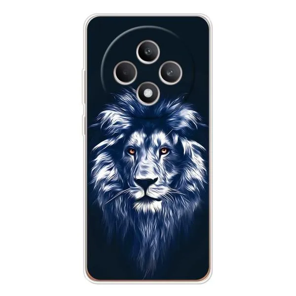 Чехол с принтом «Синий Лев» для OPPO Reno12 FS