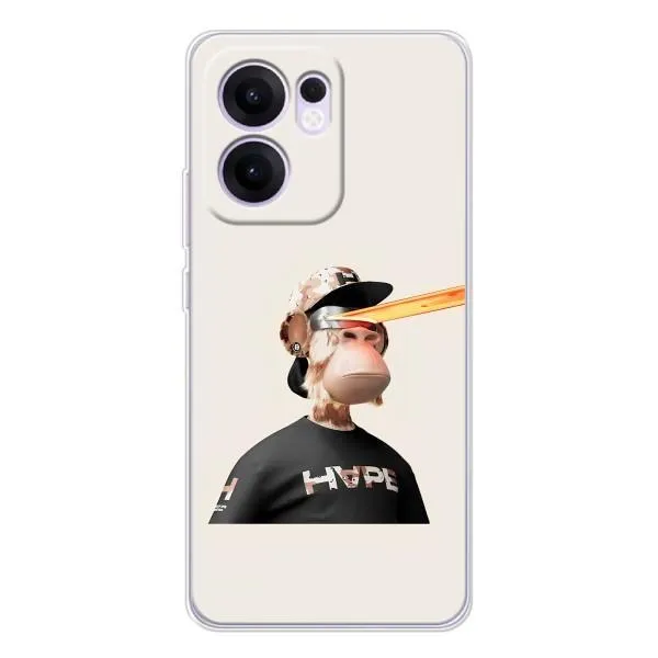 Чехол с принтом «обезьяна NFT в очках» для OPPO Reno13 F